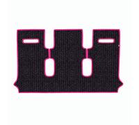 Juego de Alfombrillas Hechas para IVECO Daily de 3 plazas de 1989 a 1999 en Alfombra de Fibra con Respaldo Antideslizante ántrax y Fucsia