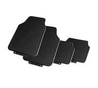 +PWR Car Parts Juego de Alfombras de Goma Sorrento para Coche Universales. 100% PVC Reciclado, tamaño 68x45 cm / 48x38 cm. Antideslizantes. Protegen el Suelo Original.