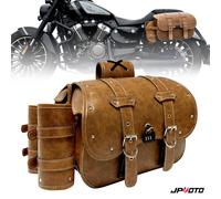 Juego de alforjas para varios modelos de motocicleta, 2 piezas, bolsa trasera tipo , + bolsa para botella de agua 2 piezas, candado de combinación, kit de herramientas para viajes al