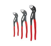 Juego de Alicates de Bomba Knipex Cobra, 3 Piezas, Acero Cromo Vanadio