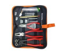 Juego de alicates de corte y cortador de vidrio para construcción de manualidades con múltiples accesorios, paquete de herramientas de trabajo completo de precisión