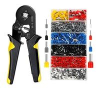 Juego de alicates de crimpado, terminales de cable LOTUSWILD, 1250 unidades, alicates para terminales de cable, alicates de engarce, pinzas de 0,25-10 mm², mango ergonómico