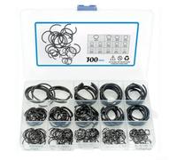 Juego de alicates internos compatibles con 300 anillos de retención de alambre redondos de 7 mm a 30 mm, acabado negro