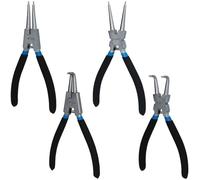 Juego de alicates para circlips, 4 pzs, 125 mm