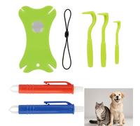 Juego de alicates para garrapatas para humanos y mascotas, 6 unidades, eliminador de garrapatas, juego completo para eliminar garrapatas, compatible con perros, gatos y niños