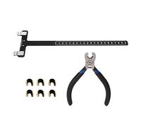 Juego de Alicates para Medir Puntos de Hebilla con Material de Aleación de Aluminio Duradero, Adecuado para Medir la de la Sarta de Tuberías (Conjunto Negro)