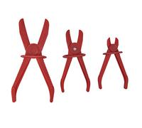 Juego de alicates para pellizco de manguera, 3 piezas Alicates para pellizco de manguera Alicates de bloqueo de manguera no conductores Herramientas de abrazadera de nailon con