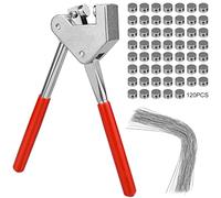 Juego de alicates para precintos de 170 mm, incluye 120 piezas de alambre (20 cm) y 120 precintos (5 mm de diámetro) - de acero para precintos de contadores de electricidad, diámetro de plomo
