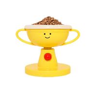 Juego de alimentación Felina de Altura Ajustable, Platos Antideslizantes elevados de Niveles, adecuados para nutrición, hidratación, Comodidad, Uso de pie, Viajes, Camping, vehículo, residencia