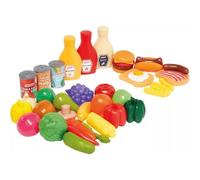 Juego de alimentos de juguete - 44 piezas
