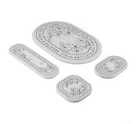 Juego de almohadillas absorbentes de barro contemporáneo de diatomeas perfectamente adecuado para organizar los elementos esenciales en tus espacios de cocina y baño