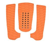 Juego de almohadillas antideslizantes para tabla de surf de EVA, almohadilla para los pies de tabla de surf antideslizante, almohadilla de tracción ligera de espuma de EVA con (Naranja)