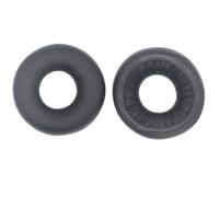 Juego de almohadillas azules para Sony WH-CH520 Aislamiento de ruido (negro | Espuma viscoelástica de alta densidad, diseño reutilizable, mejora el aislamiento del ruido, cómodo para largas sesiones