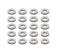 Juego de almohadillas de fricción de 3-6,35 mm, arandela espaciadora de rodamiento 20P PTFE(Inner dia. 3mm)