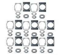 Juego de almohadillas de juntas para desbrozadora Zenoah G45L G35 G4K BC4310 3410 - para kit de reparación de motor premium para aplicaciones de sellado de colector de admisión y engranajes recortados