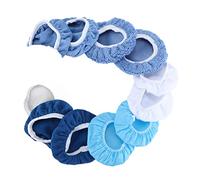 Juego de Almohadillas de Pulido, 28 Piezas, 4 Capós de Pulido de Materiales para Automóviles y Muebles, Almohadillas de Encerado de Tela No Tejida de Lana de Cordero de Felpa,