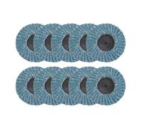 Juego de almohadillas de pulido de 5 cm con botón pequeño, 40/60/80, ruedas de molienda de nailon para pintura de óxido, metal, madera, plástico, circonita, corindón, discos de solapa para amoladora