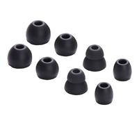 Juego de almohadillas de silicona de repuesto para auriculares Powerbeats Pro, compatibles con auriculares inalámbricos Beats, 4 pares (negro)