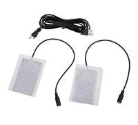 Juego de Almohadillas Térmicas, Alfombrilla Calefactora Almohadillas Calefactoras USB Almohadilla Calefactora Eléctrica Almohadilla Calefactora Placa Calefactora para Cama de Mascotas Cuello Pies Homb