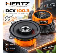 Hertz Dieci DCX 100.3 10 cm Sistema coaxial bidireccional 1 par / 2 piezas SE...