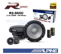Juego De Altavoces R2-S65C De 2 Vías 165Mm Woofer Tweeter 300W 100W Rms