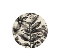 Juego de ambientador colgante con patrón botánico de hierbas florales, tarjetas redondas de fragancia de lavanda para interior de automóviles, paquete de 10/24 tarjetas