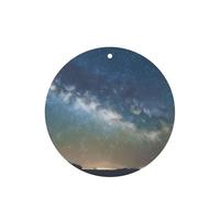 Juego de ambientador colgante de cielo nocturno estrellado, tarjetas redondas de fragancia de lavanda para interiores de automóviles, paquete de 10/24 tarjetas