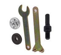 Juego de amoladora en ángulo de conversión de taladro eléctrico, varilla de conexión de metal para disco de corte, mango de rueda, adaptador de soporte de mango de rueda de taller, barra de extensión