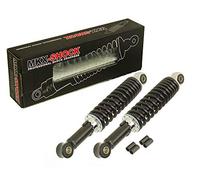 Juego de amortiguadores de 340 mm, color negro, para ciclomotor, scooter, Honda Dax Monkey Zündapp, Puch Hercules K T M DKW Simson