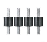 Juego de amortiguadores de goma 4 unids Amortiguador Bloque Silencioso M5 M6 M8 para Base de Montaje de Generador de Motor Diesel (M6)
