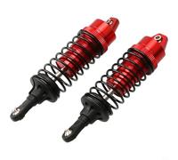 Juego de amortiguadores para Traxxas Slash 4 x 4 1:10, delantero 100,8 mm trasero 115 mm, piezas de actualización de metal para camiones de curso corto RC coche de repuesto (Former rojo)