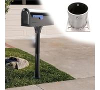 Juego de Anclajes para Postes de Alta Resistencia para pérgolas y terrazas de 30 x 40 mm. Soportes Resistentes para Exteriores para cercas y estructuras. Construcción Ajustable de 25 a 200 m