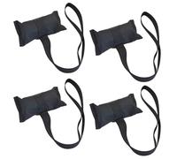 Juego de anclajes para techo de coche de kayak con bucles acolchados de espuma EVA para montaje en capó y portón trasero sin taladrar ni adhesivos (4 piezas)