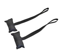 Juego de anclajes para techo de coche de kayak con bucles acolchados de espuma EVA para montaje en capó y portón trasero sin taladrar ni adhesivos (2 piezas)