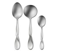 Juego de anfitriona de 3 piezas Oneida Satin Aquarius