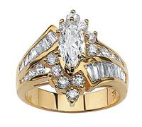 Juego de anillos de compromiso de moda para hombre, 8号, Metal, Sin piedras preciosas