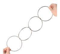 Juego De Anillos De Enlace Mágicos De Primer Plano, De Ilusión Port