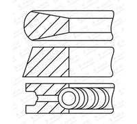 Juego de anillos de pistón GOETZE 08-431900-10