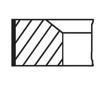 Juego de anillos de pistón MAHLE 043 21 V0