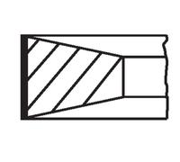 Juego de anillos de pistón MAHLE 043 93 N0