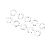 Juego de anillos de reducción de hoja de sierra circular de metal, adaptador convertidor de orificio para herramientas eléctricas, arandela de varios tamaños de 16 mm a 32 mm, plata, 10 piezas para