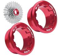 Juego de anillos de seguridad para volante de inercia, 2 unidades, aleación de aluminio, rueda libre de 12 velocidades, cubierta antideslizante para volante de bicicleta, bicicleta de carretera