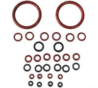 Juego de anillos de sellado de silicona para máquinas Saeco, Spidé y café, kit de sellado de repuesto de grado alimenticio de 30 piezas con 7 tamaños, resistente al calor y
