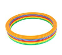 Juego de Anillos de Velocidad Deportivos Multicolores para Niños con 10 Anillos y 10 Hebillas: Juguetes de Entrenamiento de Agilidad Al Aire Libre para Mejorar la Velocidad y la