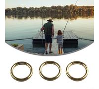 Juego de anillos guía de caña de pescar 3 piezas de cerámica para una conducción eficaz del calor (6#)