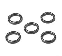 Juego de anillos guía de cerámica para caña de pescar diseñado para la conducción del calor y resistencia al desgaste, adecuado para reparar cañas de pescar, incluye 5 piezas (16#)