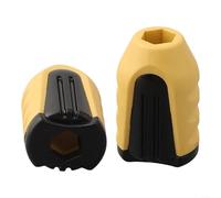 Juego de anillos magnéticos para puntas de destornillador, 2 piezas para mejorar el mecanismo de bloqueo de tornillos (amarillo)