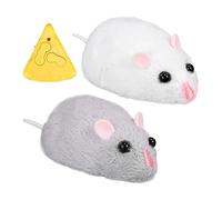 Juego de animales de gato con mando a distancia, juguete interactivo, infrarrojos para mascotas cazador, control de horno, simulador de animales realistas, para uso en interiores y ejercicios, 3,94 x