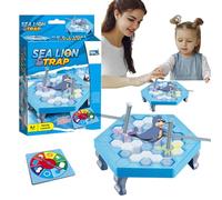 Juego De Animales En El Hielo | Juegos De Mesa Estrategia para Dos Jugadores con Desafíos Tácticos | Actividad Rescate Animal para Aprendizaje Temprano Y Fiestas Familiares En Reuniones