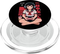 Juego de Anime para Chicas Todo el Día Japonés Waifu Gamer Boba Tea Japón PopSockets PopGrip para MagSafe